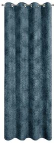 ZATEMŇOVACÍ ZÁVES NA KRÚŽKOCH ALETA 135X250 CM TMAVOMODRÁ