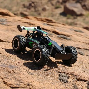KIK RC kaskadérske auto KIK, diaľkovo ovládané, 18 km/h, 2,4 GHz, čierno-zelené