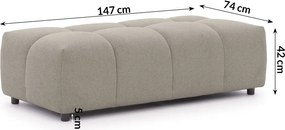 Taupe podnožka Albane – Ropez