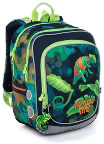 Veľká školská súprava Topgal ENDY 22055 B - batoh + peračník + vrecko na prezuvky + pláštenka na batoh