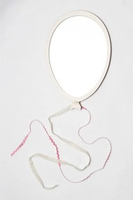 Zrkadlo balón pre deti – bezpečné akrylové zrkadlo z dreva, 20x15 cm