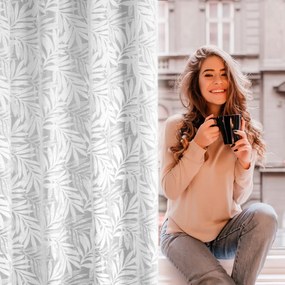 ZÁVES NA KRÚŽKOCH NATALY 140X250 CM VZOROVANÁ