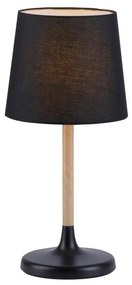 Leuchten Direkt 14423-18 - Stolná lampa NIMA 1xE14/40W/230V čierna