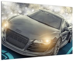 Obraz auta Audi - sivé (90x60 cm)