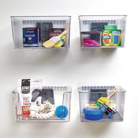 Vnútorný úložný box s vekom z recyklovaného plastu iD Wallspace – iDesign