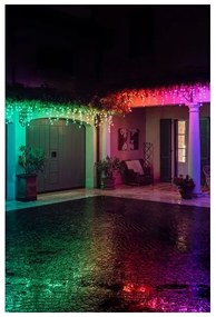 Kombinované LED svetelné cencúle Twinkly Icicle 5m RGB-AWW 190LED