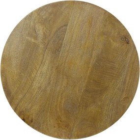 Okrúhly drevený bistro stolík Bicaba - Ø50*55 cm