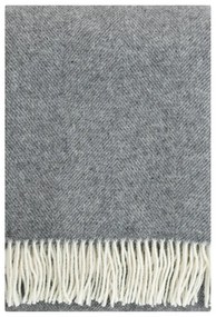 Vlnená deka Arvo 130x180, sivá / Finnsheep