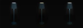 JU Stolná lampa 11 x 37 cm, modrá