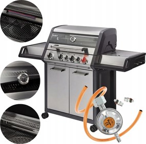 Plynový gril Enders Monroe Pro 4 Sik Turbo (837833) Reduktor Zadarmo