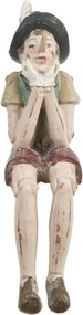 Dekorácie sediaci Pinocchio - 4 * 7 * 15 cm