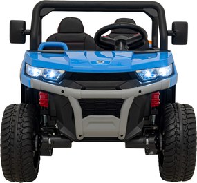 Ramiz Detské autíčko Pick-Up Speed 900 Modrá + pohon 4x4 + pohyblivá lyžica + nosič batožiny + diaľkové ovládanie + lopata + LED audio