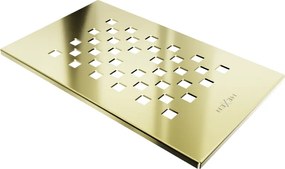 Mexen Hugo kryt na sprchový kút, zlatý - 42910050