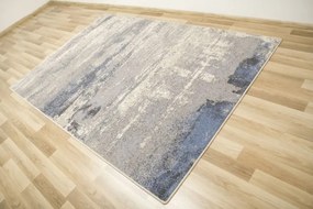 Koberec Isfahan Abrio béžový/modrý Abstrakcia