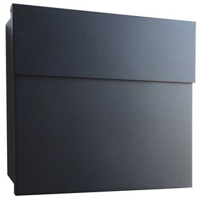 Dizajnová poštová schránka Letterman IV, čierna