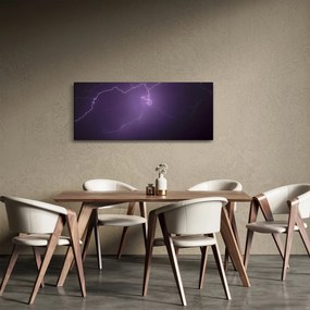 Obraz blesku na oblohe (120x50 cm)