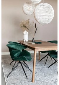 Rozkladací jedálenský stôl s doskou v dekore orechového dreva 90x180 cm Glimps – Zuiver