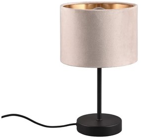 Čierno-béžová stolová lampa (výška 33 cm) Julieta – Trio