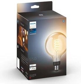 LED Stmievateľná žiarovka Philips Hue WHITE AMBIANCE G125 E27/7W/230V 2200-4500K