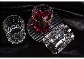 BOHEMIA PRESTIGE CONTE GOLD POHÁR NA WHISKY 340ML SADA 6 KS