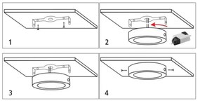 LED Stropné svietidlo LED/18W/230V 4200K pr. 21 cm biela
