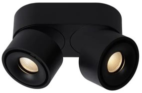 Lucide 35911/16/30 - LED Stmievateľné bodové svietidlo YUMIKO 2xLED/8W/230V čierna