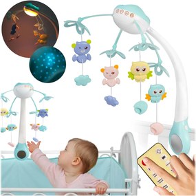 Ricokids Detský kolotoč s projektorom RK-813 modrý