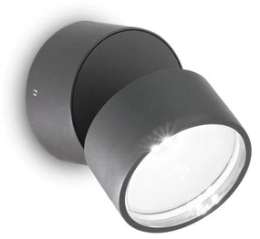 Vonkajšie nástenné svietidlo IDEAL LUX OMEGA LED antracit 3000K 285450