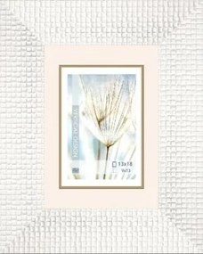 Fotorámik Glamour 13x18 cm, biely%