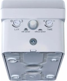 LED vonkajšie nástenné svietidlo so snímačom pohybu a súmraku LED/20W/230V IP65