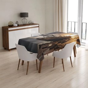 Sablio Obrus Vrak lode pri západe slnka - 90x90 cm