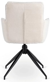 Otočná stolička MIA krémová