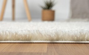 My Flair, Behúň My Shaggy creme, 80x300, biela, chodba / predsieň