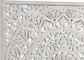 furniture-nabytek.cz - Masívny nástenný obraz Zambezi z mango dreva, lakovaný, šedý – 150×150 cm