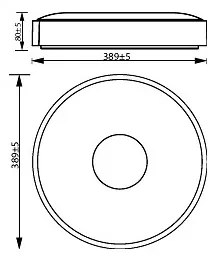 Philips - LED Stmievateľné stropné svietidlo COINER LED/24W/230V 2700K biela