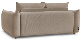 Béžová rozkladacia pohovka 214 cm Ernest – Bobochic Paris