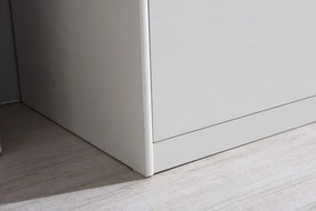 Nočný stolík Mega 40, biela