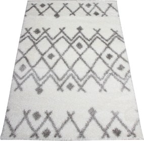 Koberec Boho 590 CREAM/D.GREY rozmery koberec: 160x220 cm