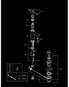 GROHE 32898001 - Umývadlová batéria ESSENCE DN 15 lesklý chróm