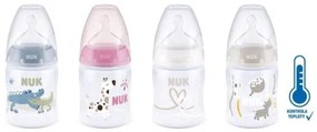 NUK Dojčenská fľaša NUK First Choice Temperature Control 150 ml pink