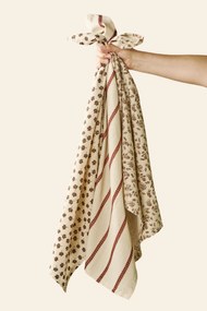 Ib Laursen Utierka Rebecca Rust Woven Stripe