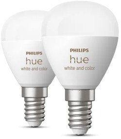 SADA 2x LED RGBW Stmievateľná žiarovka Philips Hue WACA P45 E14/5,1W/230V