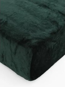 Plachta mikroplyš Deluxe 90 x 200 cm - tmavo zelená