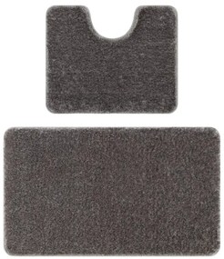 Sada kúpeľňových koberčekov SANTA sivá