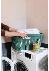 Zelený kôš na bielizeň Curver Infinity Hamper, 40 l