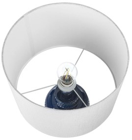 Keramická stolná lampa námornícka modrá PERLIS Beliani