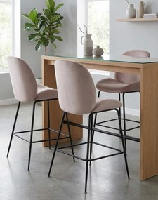 Stolička24.sk - Barová stolička Dori Black béžová