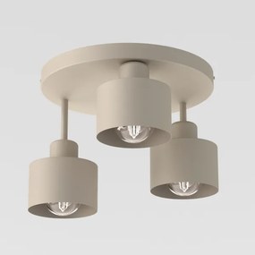 Stropné svietidlo PARKLA 3xE27/15W/230V béžová