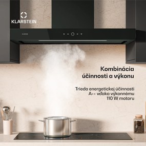 Klarstein SmartEdge digestor, WiFi, tichý, výkonný, LED, 550 m³/h, EEK A+