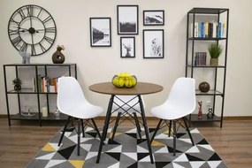Bestent Jedálenský stôl 80cm Anello Dark Ash